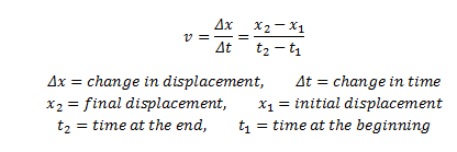 average velocity formula calculus integral