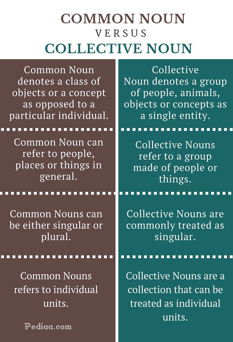 What Is The Difference Between A Collective Noun And A Proper Noun