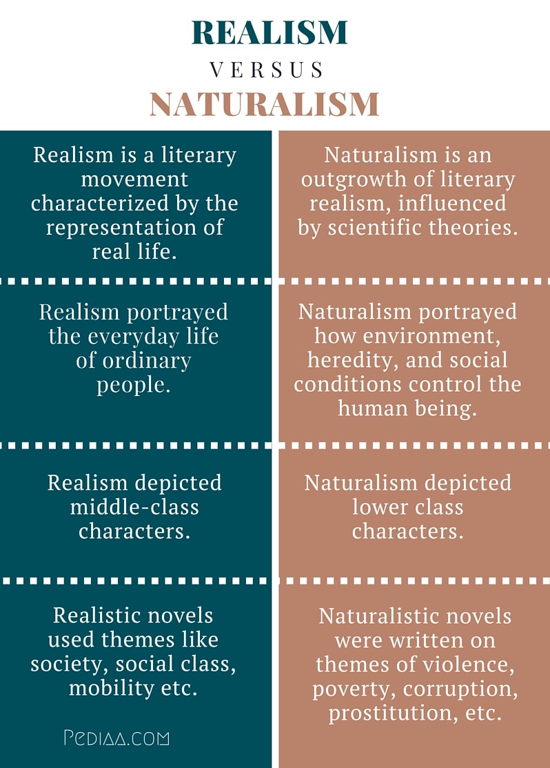 Examples of realism in literature with explanation and 