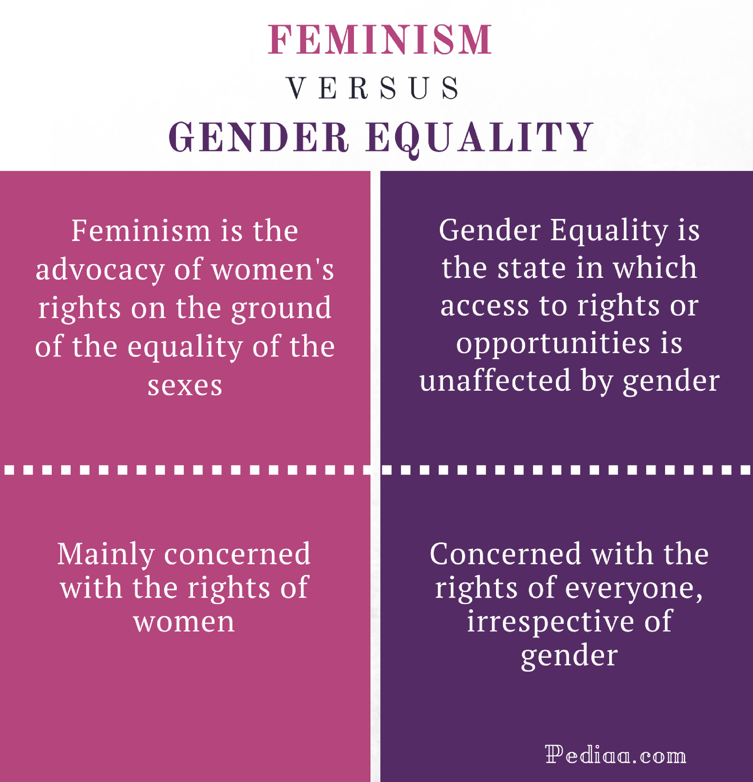 Difference Between Feminism And Gender Equality