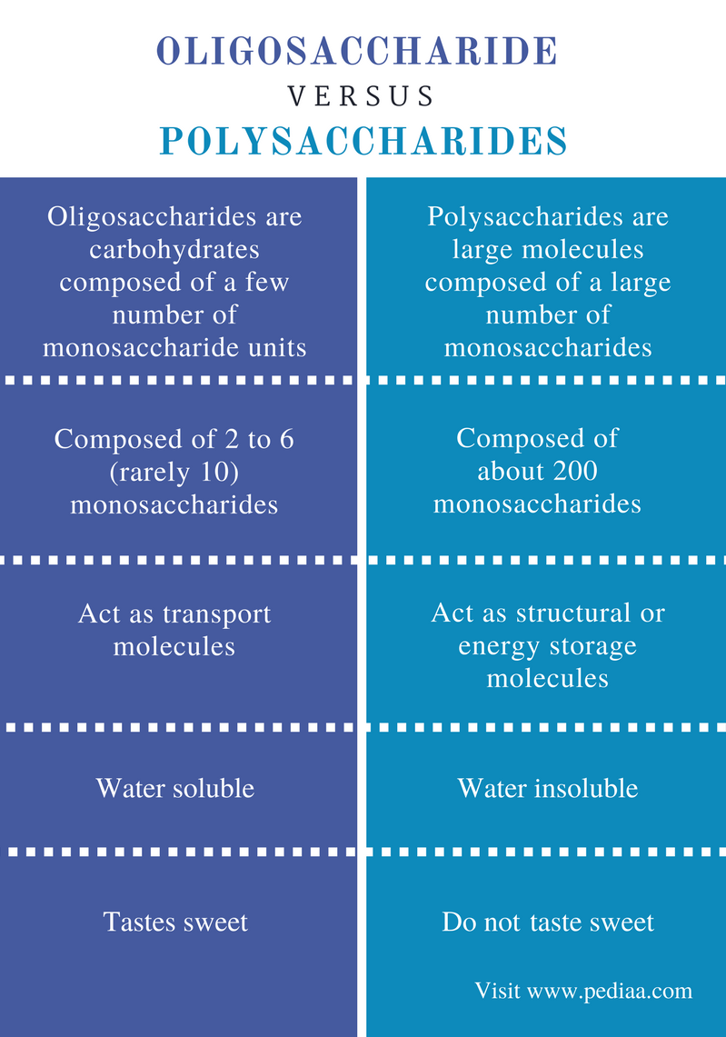 difference-between-oligosaccharides-and-polysaccharides-definition