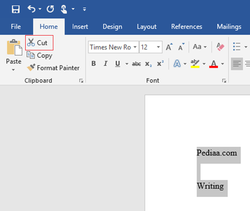 Difference Between Cut and Delete_Figure 1