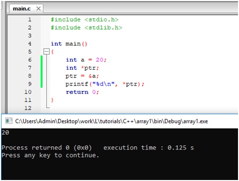 Difference Between Array and Pointer