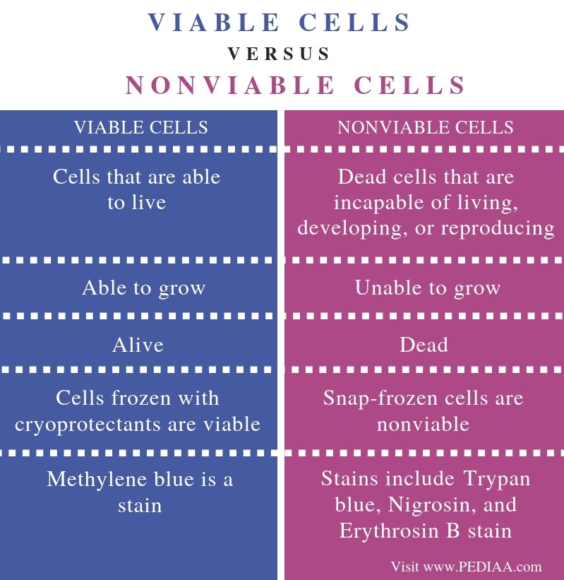 what-is-the-difference-between-viable-and-nonviable-cells-pediaa-com