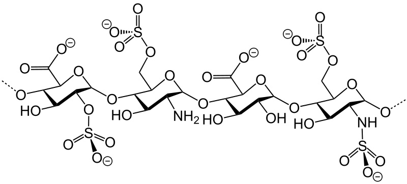 figure  : heparin structure