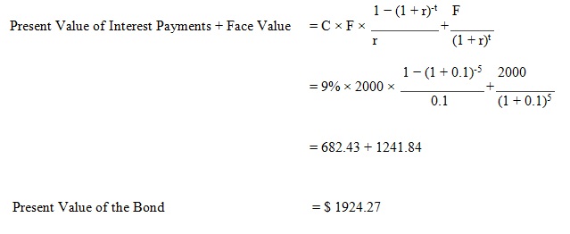 How to Calculate Present Value of a Bond