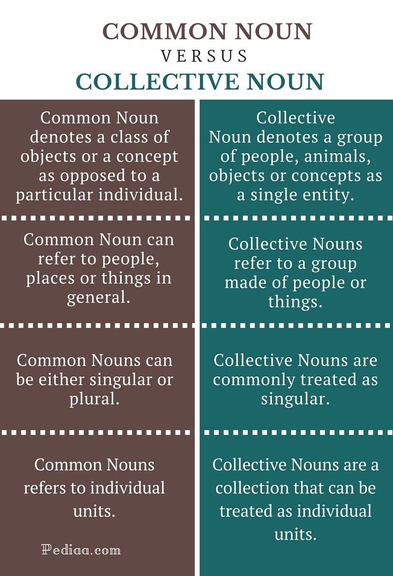 Difference Between Common Noun and Collective Noun