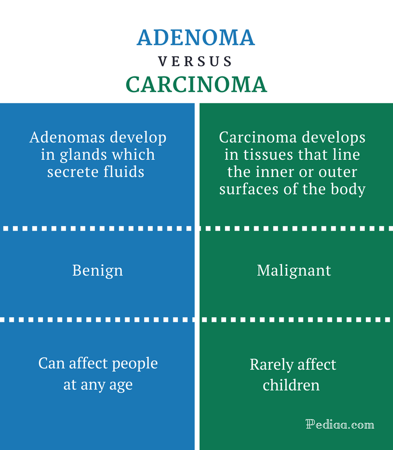 Difference Between Adenoma And Carcinoma Definition Types Causes 