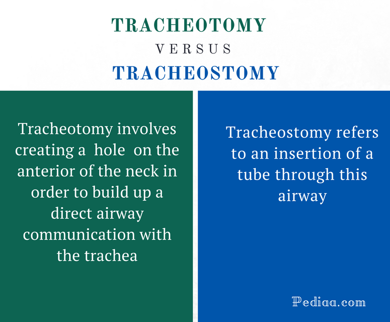 Difference Between Tracheotomy and Tracheostomy