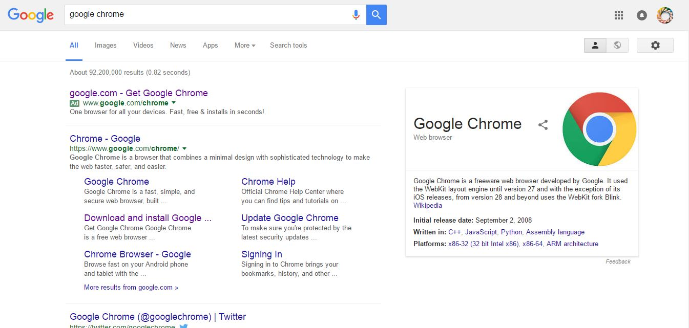 dl.google.com chrome