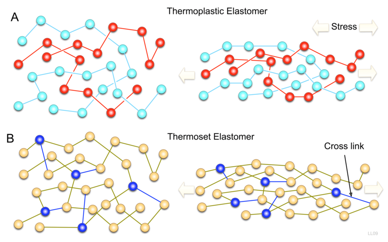 Difference Between Polymer and Elastomer 