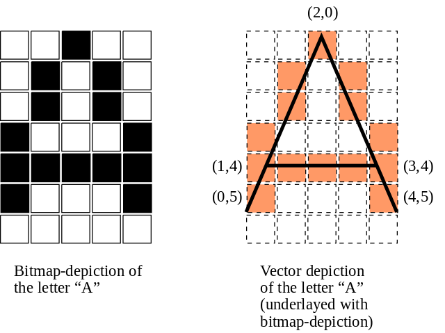 Main Difference - Bitmap vs Vector