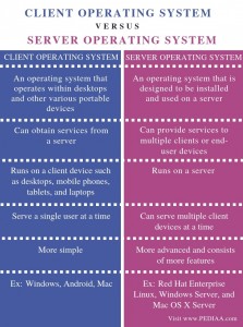 What is the Difference Between Client and Server Operating System ...