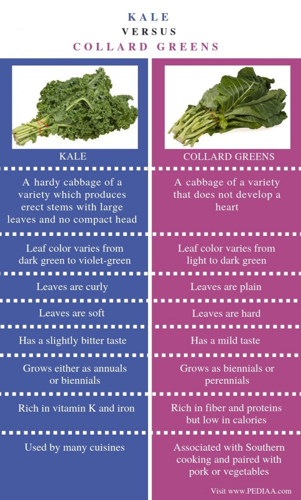 What is the Difference Between Kale and Collard Greens