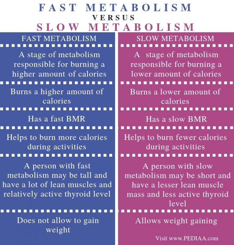 what-is-the-difference-between-fast-and-slow-metabolism-pediaa-com