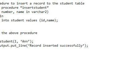 Procedure in Oracle Definition Archives - Pediaa.Com
