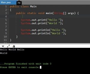 What is the Difference Between print and println - Pediaa.Com