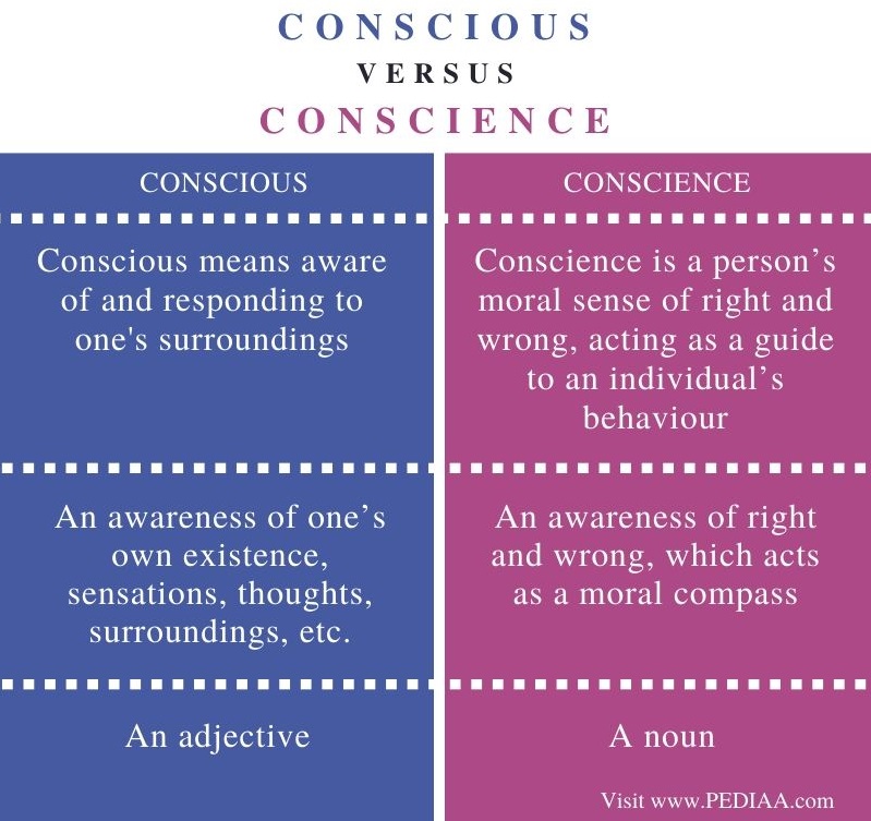 difference-between-conscious-and-conscience-pediaa-com