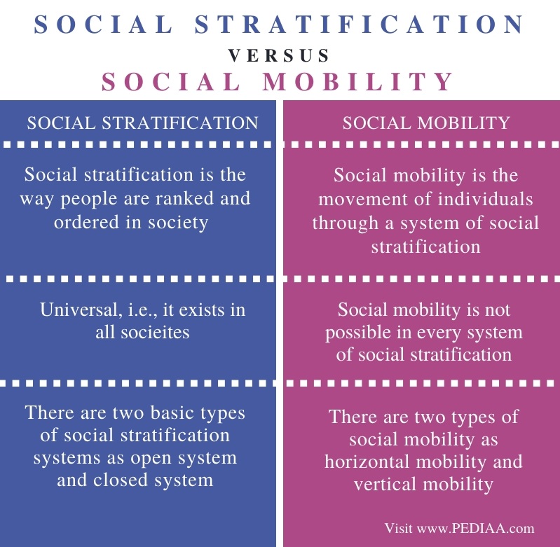 4 types of social stratification