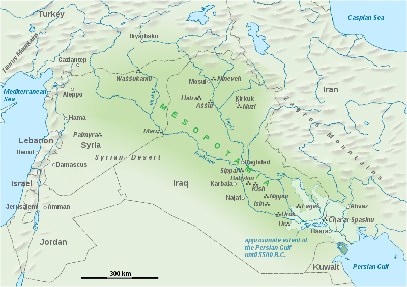 Compare Mesopotamia and Egypt