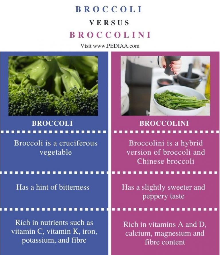 What is the Difference Between Broccoli and Broccolini