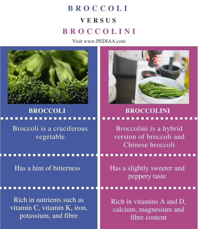 What is the Difference Between Broccoli and Broccolini