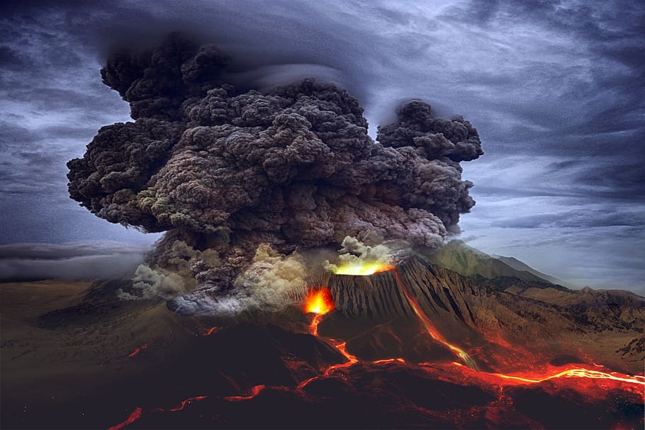 Volcano vs Supervolcano